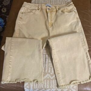 Women's Cream Jeans more gold than creme